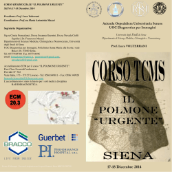 IL POLMONE &ldquo;URGENTE&rdquo;