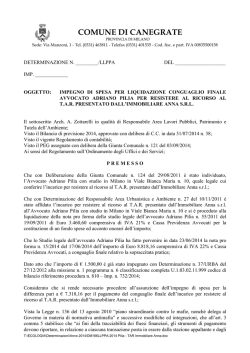 DM186LLPPA-2014 Pilia - TAR Immobiliare Anna