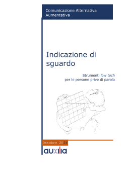 Indicazione di sguardo e soluzioni low-tech