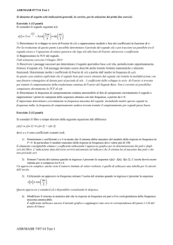 Indicazioni per Risoluzione esercizi 1 e 2 II appello Giugno/Luglio