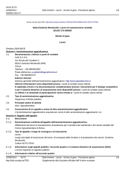 GUCE 10 9 14 - Centro Agroalimentare Roma