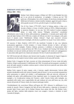 JOHNSON STEFANO CARLO - Società Numismatica Italiana
