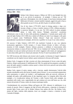 JOHNSON STEFANO CARLO - Societ&agrave; Numismatica Italiana