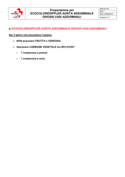 Ecocolordoppler aorta addominale