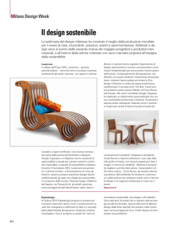 Il design sostenibile