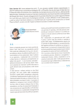 Zeta Semice Sri (www.zetaservice.com). E una giovane società