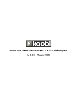 GUIDA ALLA CONFIGURAZIONE DELLA POSTA &ndash; iPhone