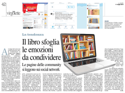 Il libro sfoglia le emozioni da condividere