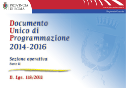 DUP SeO 2014-2016 _Parte II - Ragioneria Generale