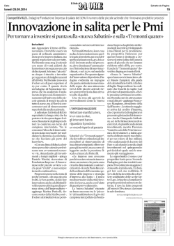 Innovazione in salita per le Pmi