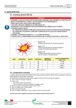 VenTIlaTORI aTeX -9 - Euroventilatori International SpA