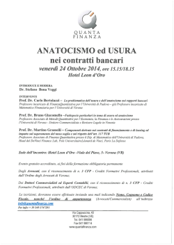 24/10/2014 convegno Quanta Finanza