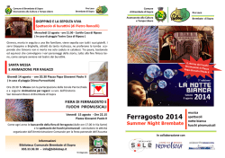 Ferragosto 2014 - Comitato dei Genitori