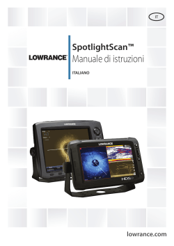 SpotlightScan Operation Manual (IT)