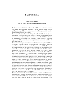 Osservazioni a prima lettura di F. Romoli, Italia