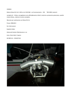 VENDESI Motore Rotax 912 ULS (100 cv) s/n 5651566 ore