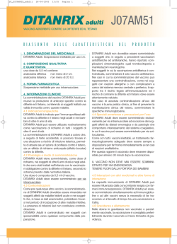 DITANRIX Adulti - Autismo e Vaccini
