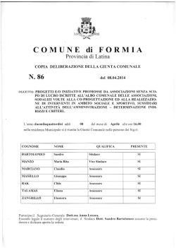 COMUNE di FORMIA