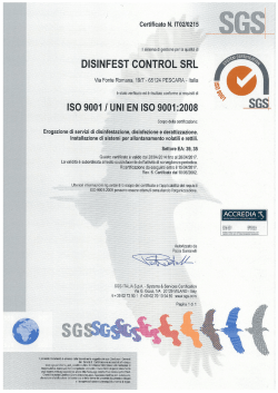 DISINFEST CONTROL SRL