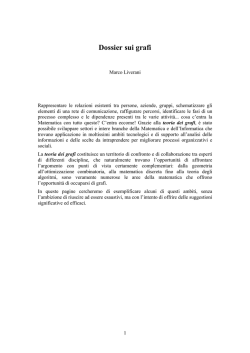 Dossier sui grafi v7 - Dipartimento di Matematica