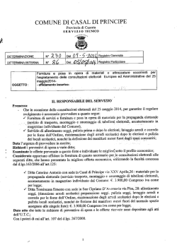 Documento - Comune di Casal di Principe