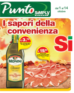 dal 1al 14 ottobre