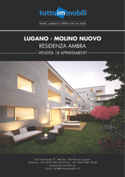 LUGANO - MOLINO NUOVO RESIDENZA AMBRA