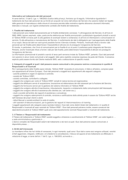 Informativa sul trattamento dei dati personali
