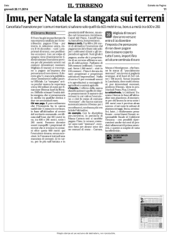 Imu, per Natale la stangata sui terreni