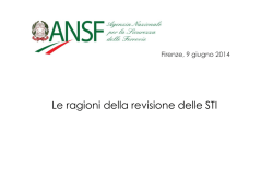 Le ragioni della revisione delle STI