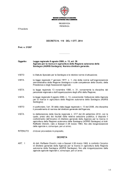 Decreto del Presidente del 1 ottobre 2014, n.110 [file]