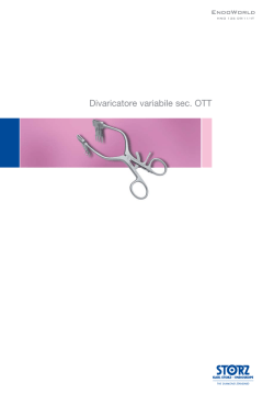 Divaricatore variabile sec. OTT