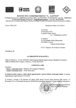 ISTITUTO COMPRENSIVO &ldquo;L. LOTTO&rdquo;
