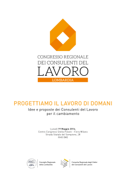 scarica il programma - Consulenti del lavoro di Brescia