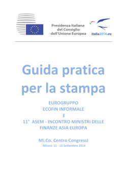 Guida pratica per la stampa - Presidenza Italiana del Consiglio