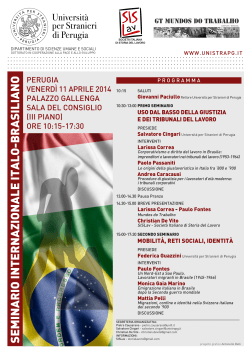 seminario internazionale italo-brasiliano