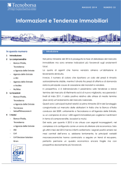 Informazioni e Tendenze Immobiliari