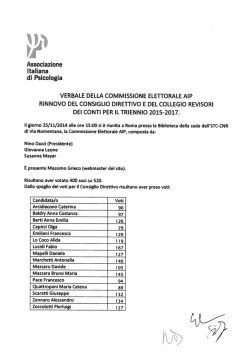 Scarica il Verbale
