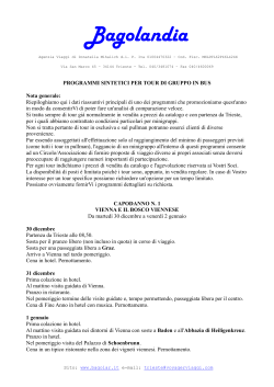 Bagolandia - UniCredit Circolo Trieste