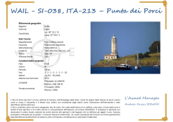 WAIL - SI-038, ITA-213 – Punta dei Porci