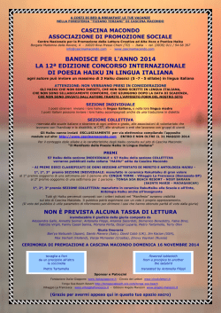 Italia - Cascina Macondo