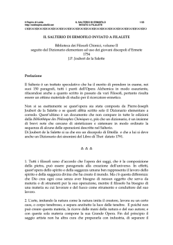 IL SALTERIO DI ERMOFILO INVIATO A FILALETE