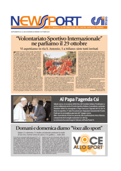 PAGINA 1 - CSI Milano