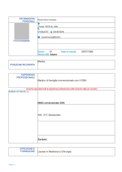 Documento Pubblicato