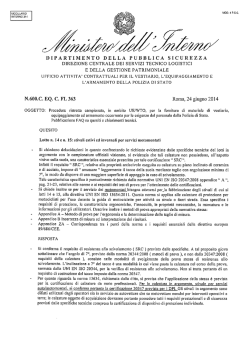 DIPARTIMENTO DELLA PUBBLICA SICUREZZA