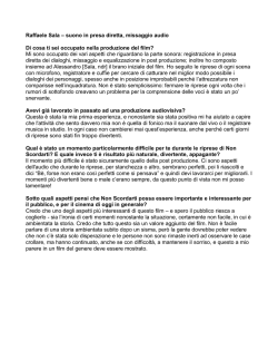 Intervista a Raffaele Sala