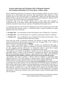 Invalsi 2015 genitori