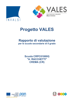 restituzione Rapporto Vales 04-2014