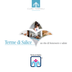 Scarica il listino della Cura Termale in PDF