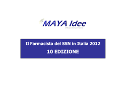 (Microsoft PowerPoint - C 2012126 Il Farmacista del SSN in Italia